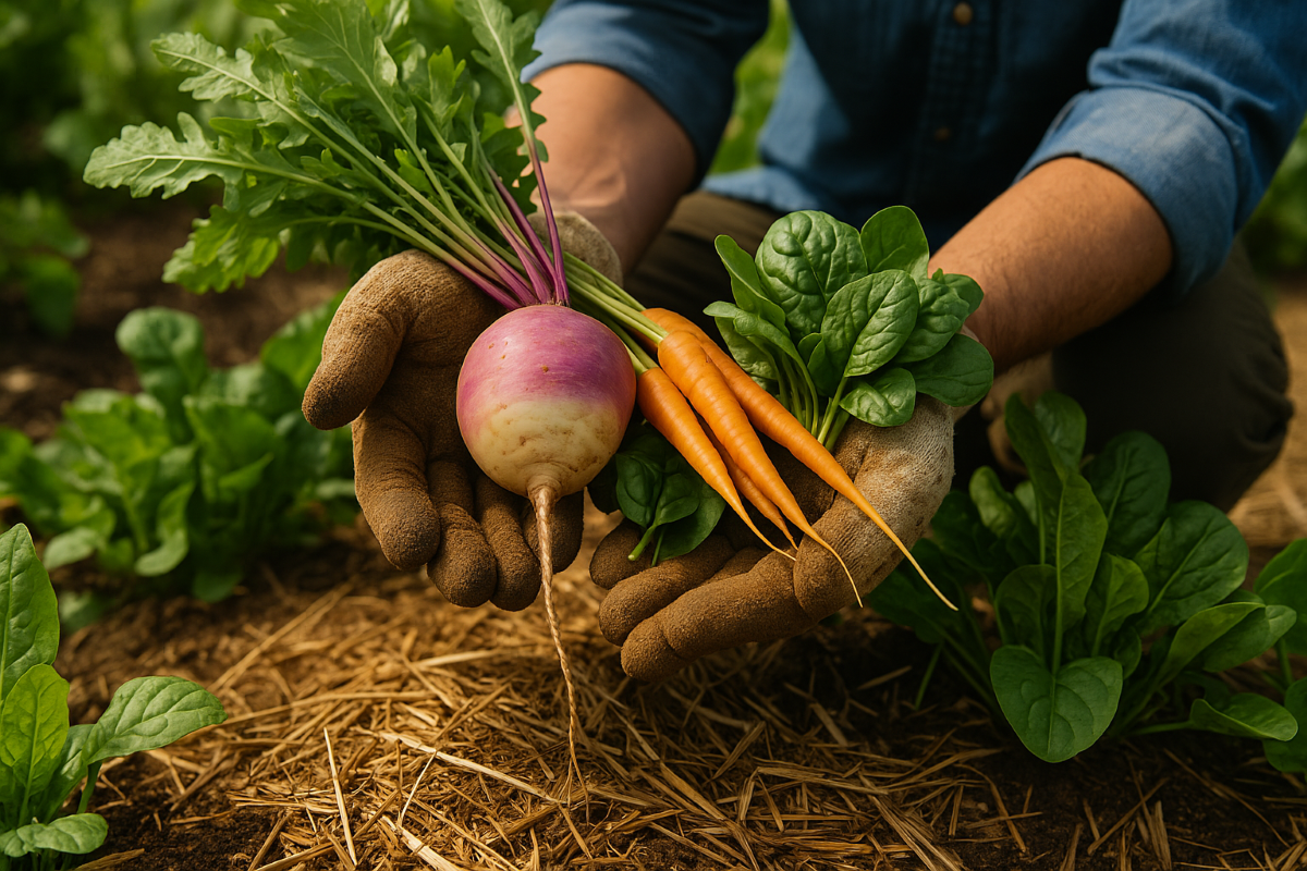Semis tardifs : semés en août, récoltés en automne, ces 4 légumes résistants changent tout